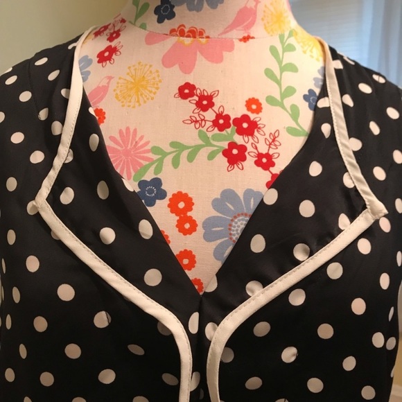 YaLosAngeles Polka Dot Tank Blouse - Picture 2 of 6